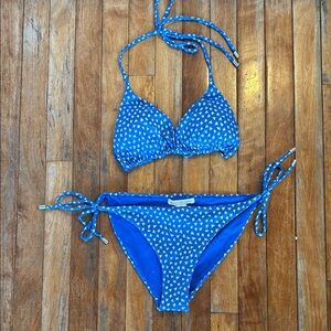 Diane von Furstenberg Triangle Bird Print Bikini Set